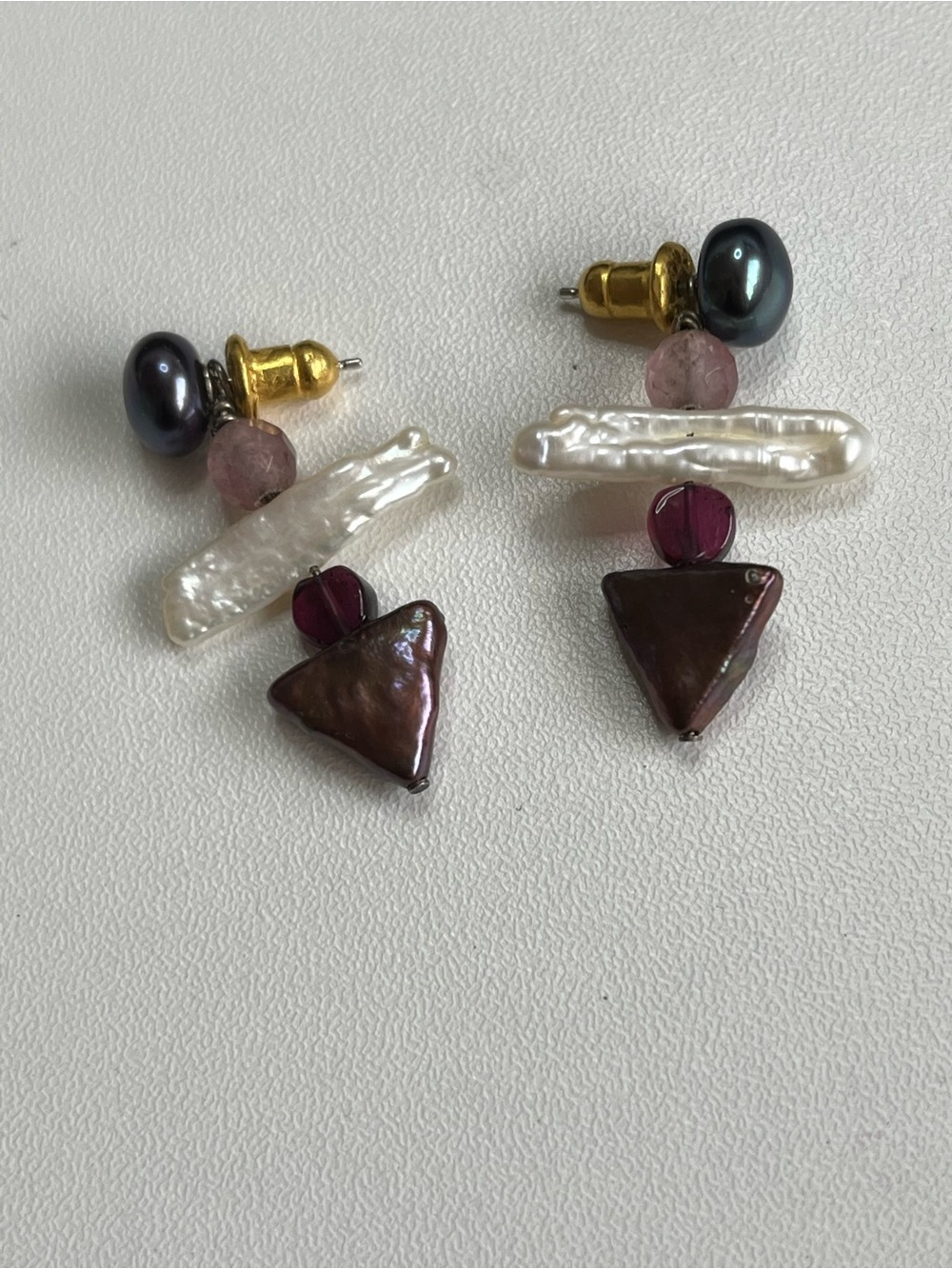 Gurhan pearl cover table earrings - Picture 2 of 9